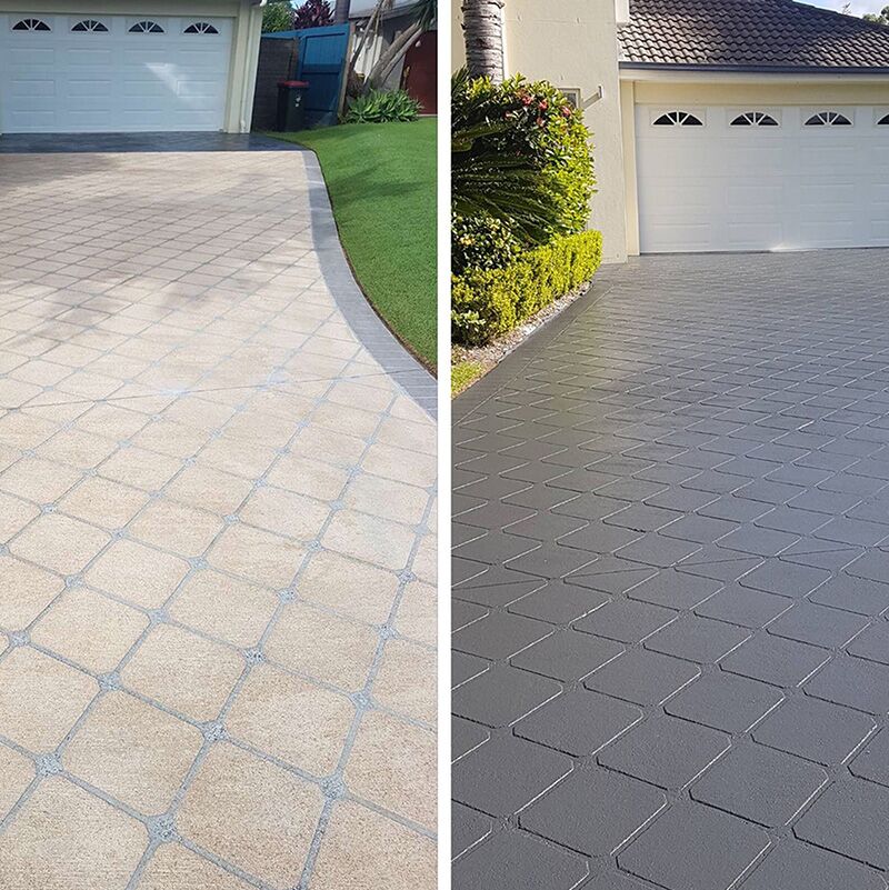 Driveway After Painting In Brisbane